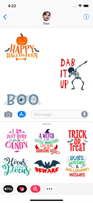 Halloween Quotes : Stickers