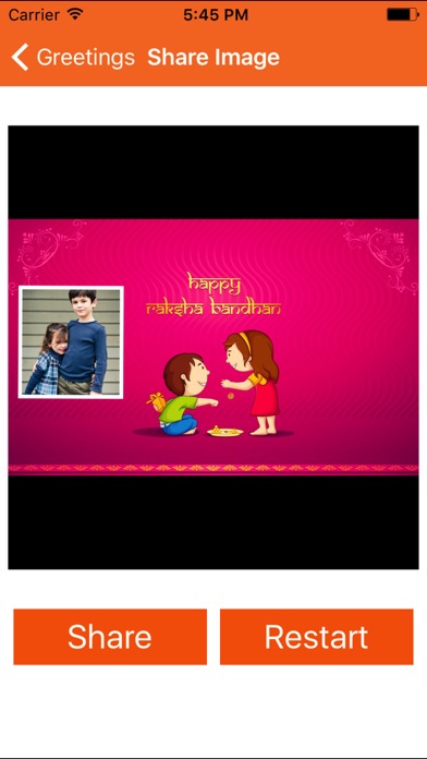 How to cancel & delete Raksha Bandhan Greetings Card Maker For Greetings from iphone & ipad 3