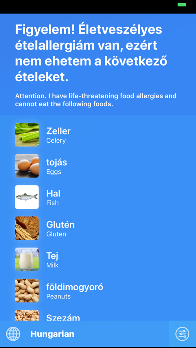Allergy Translate screenshot 3