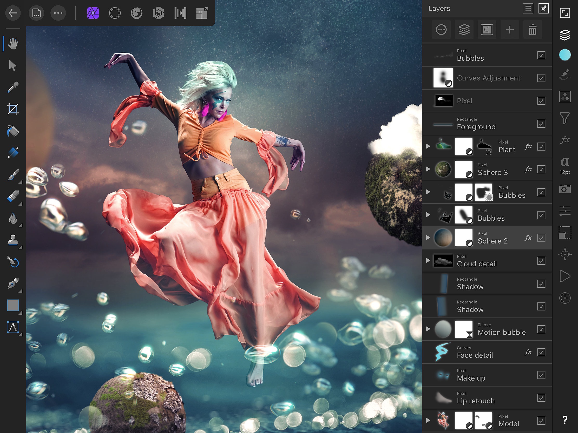 Screenshot do app Affinity Photo