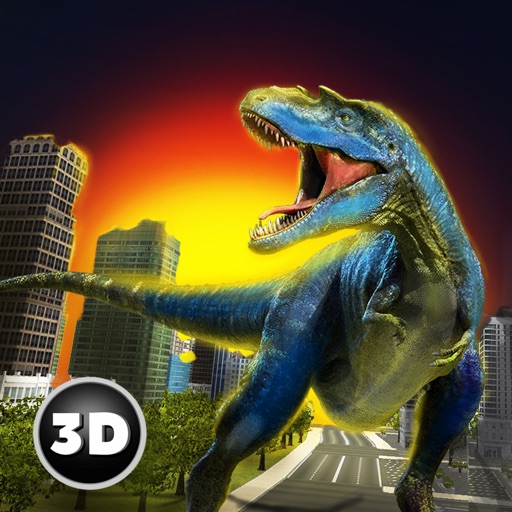 Dinosaur T-Rex - City Attack iOS App