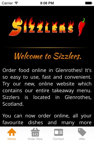 Sizzlers Glenrothes screenshot 2