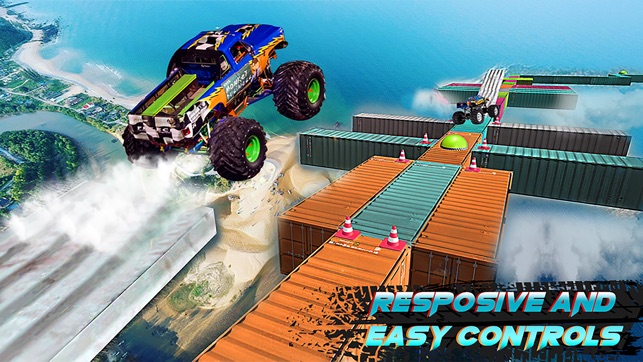 Monster Truck Stunt Racing mtd(圖3)-速報App