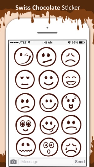Swiss Chocolate Stickers for iMesaage(圖2)-速報App
