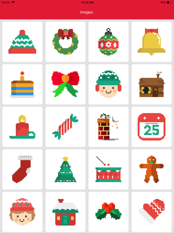 Christmas Color By Number