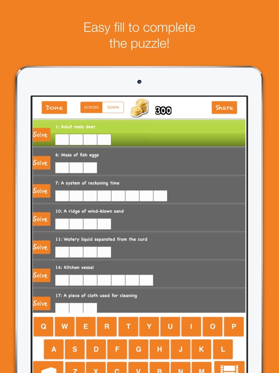 Screenshot #5 pour Easy Crossword Puzzle Pro