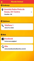 Mundo Animal Lanches Captura de tela 3