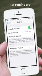 soldier countdown iphone screenshot 3