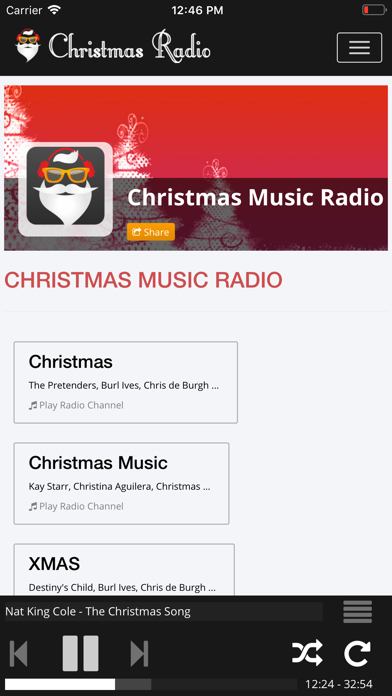 How to cancel & delete Christmas Music Radio from iphone & ipad 1