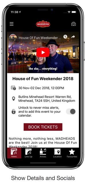 House Of Fun Weekender