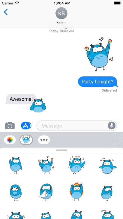 Friendly Owl Animated Sticker