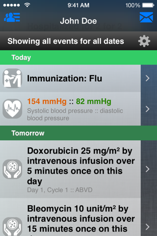 Cancer Treatment Calendar screenshot 3