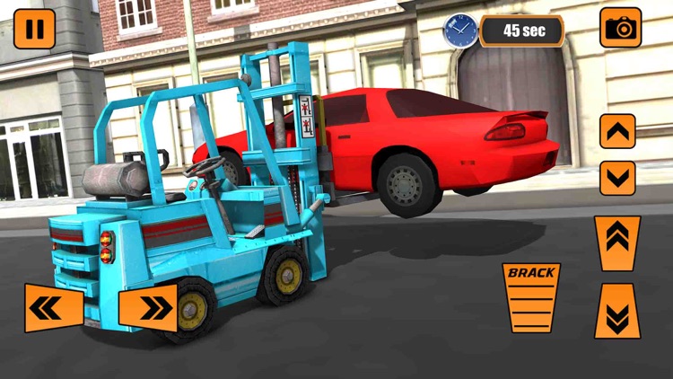 real police car parking forklift simulator screenshot-4