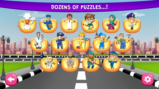 Kids Professions And Tools Puzzle(圖2)-速報App