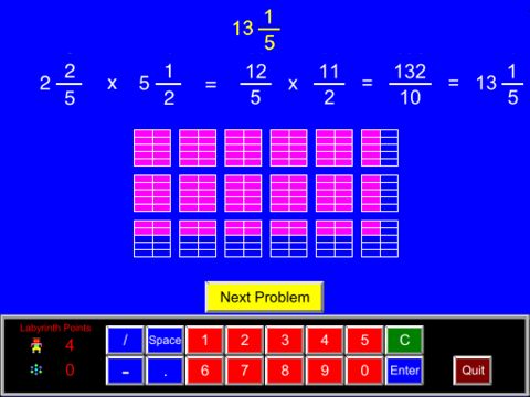 Math Galaxy Fractions Fun screenshot 3