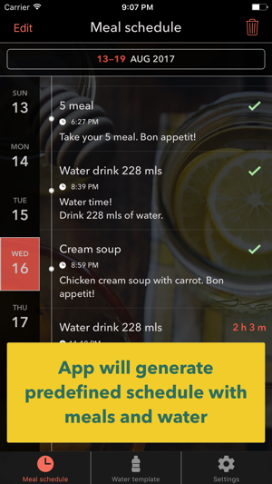 MealWaterLab  - meal water drink reminder(圖1)-速報App