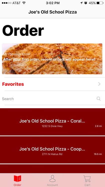 Joe's Old School Pizza