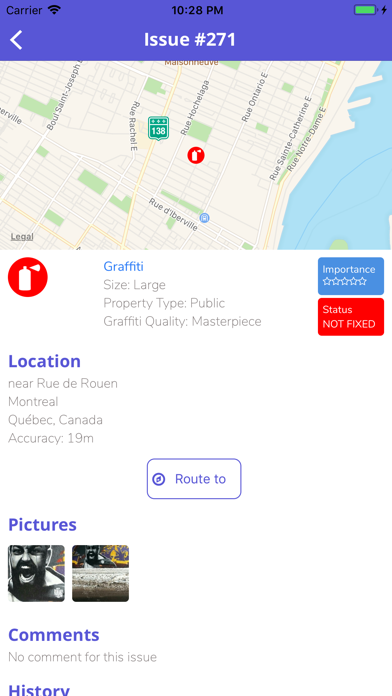 Montreal Issue Tracker screenshot 4
