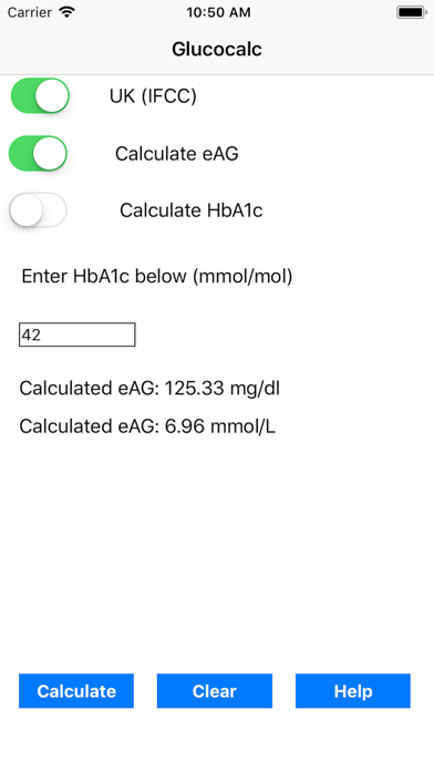 Glucocalc Glucose Calculator screenshot 3