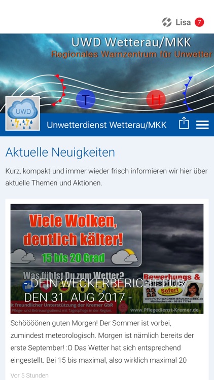 Unwetterdienst Wetterau/MKK