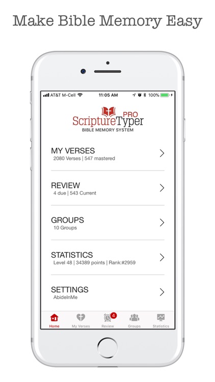 Bible Memory: Scripture Typer screenshot-0