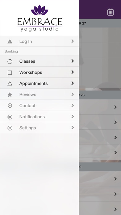 Embrace Yoga Studio screenshot 2