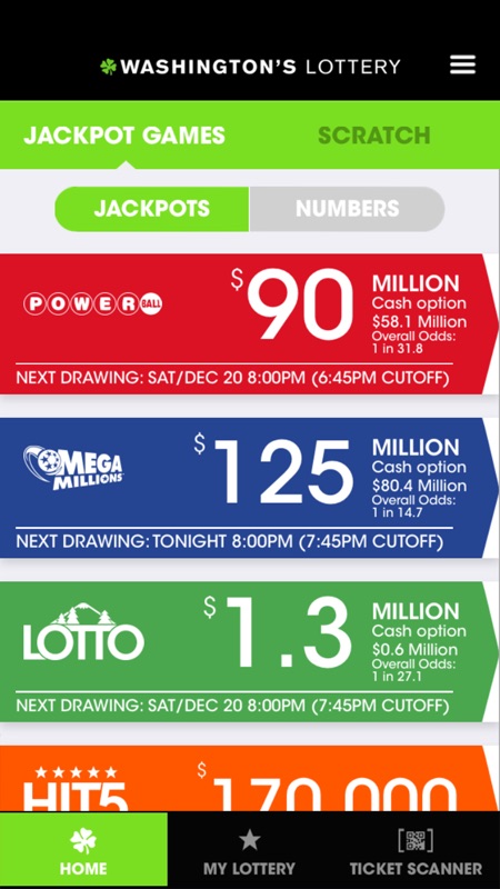 washington lotto check numbers