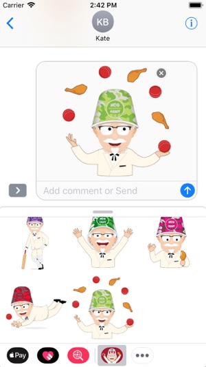 KFC BBL Buckethead Stickers(圖2)-速報App