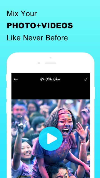 Mix Music Photo Video Editor