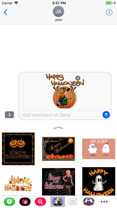 Halloween GIF Stickers 2017 screenshot 4