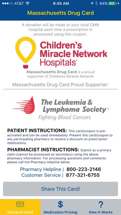 Massachusetts Drug Card screenshot 2