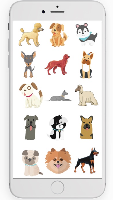 Dogs and Puppies Stickers pack screenshot 3