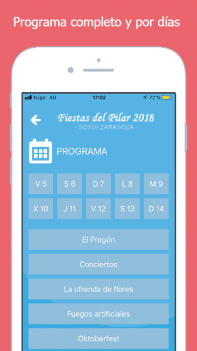 Fiestas del Pilar 2018 screenshot 2