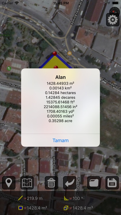 GPS Alan Ölçümü screenshot-6