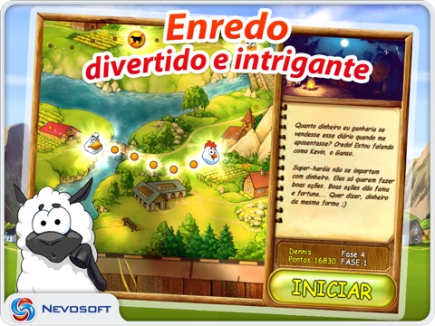 Supercow: funny farm arcade platformer HD screenshot 2