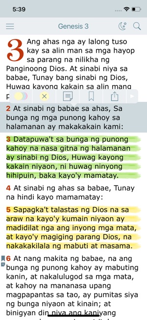 Ang Dating Biblia. Filipino