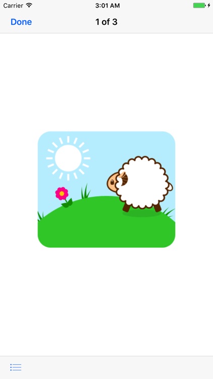 Animated Fluffy Sheep Sticker