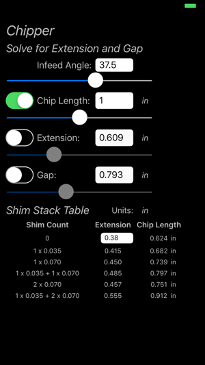 Key Knife Calculator