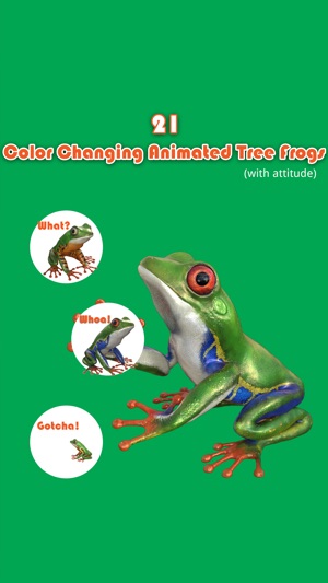 Color Changing Tree Frogs