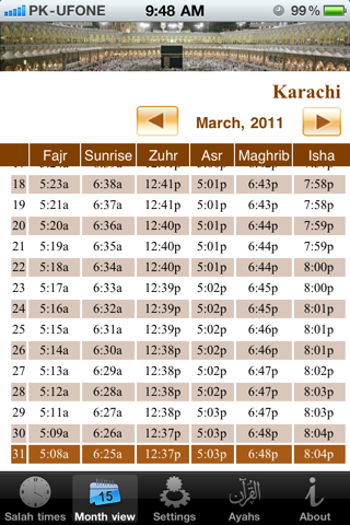 Salah Clock, Prayer & Qibla screenshot 2