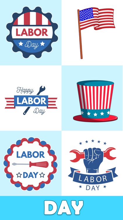 Animated Labor Day Stickers screenshot-3