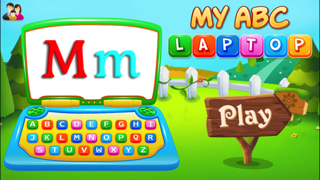 ABC Laptop: Learning Alphabet with Laptop Toy Kids(圖1)-速報App