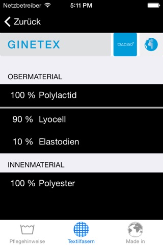 GINETEX Pflegesymbole screenshot 2