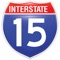 The I-15 App includes up-to-the-minute information from the Idaho Transportation Department to help you plan your travel during construction on I-15
