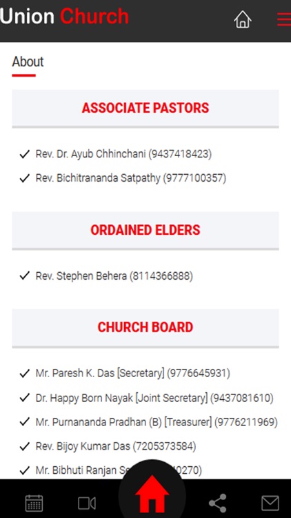 Union Church Bhubaneswar App