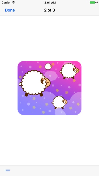 Animated Fluffy Sheep Sticker