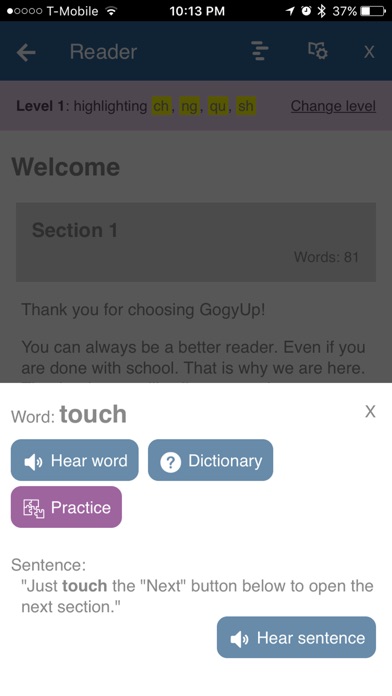 GogyUp Reader screenshot 2