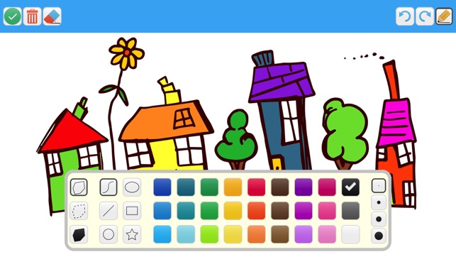 Whiteboard for kids: toddlers draw and color board(圖3)-速報App