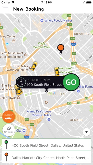 Yellow Cab Dallas screenshot 4