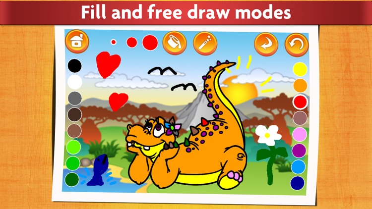 Dinosaurs - Kids Coloring book